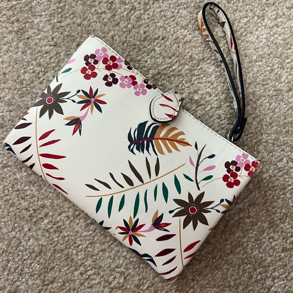 Floral Wristlet Clutch